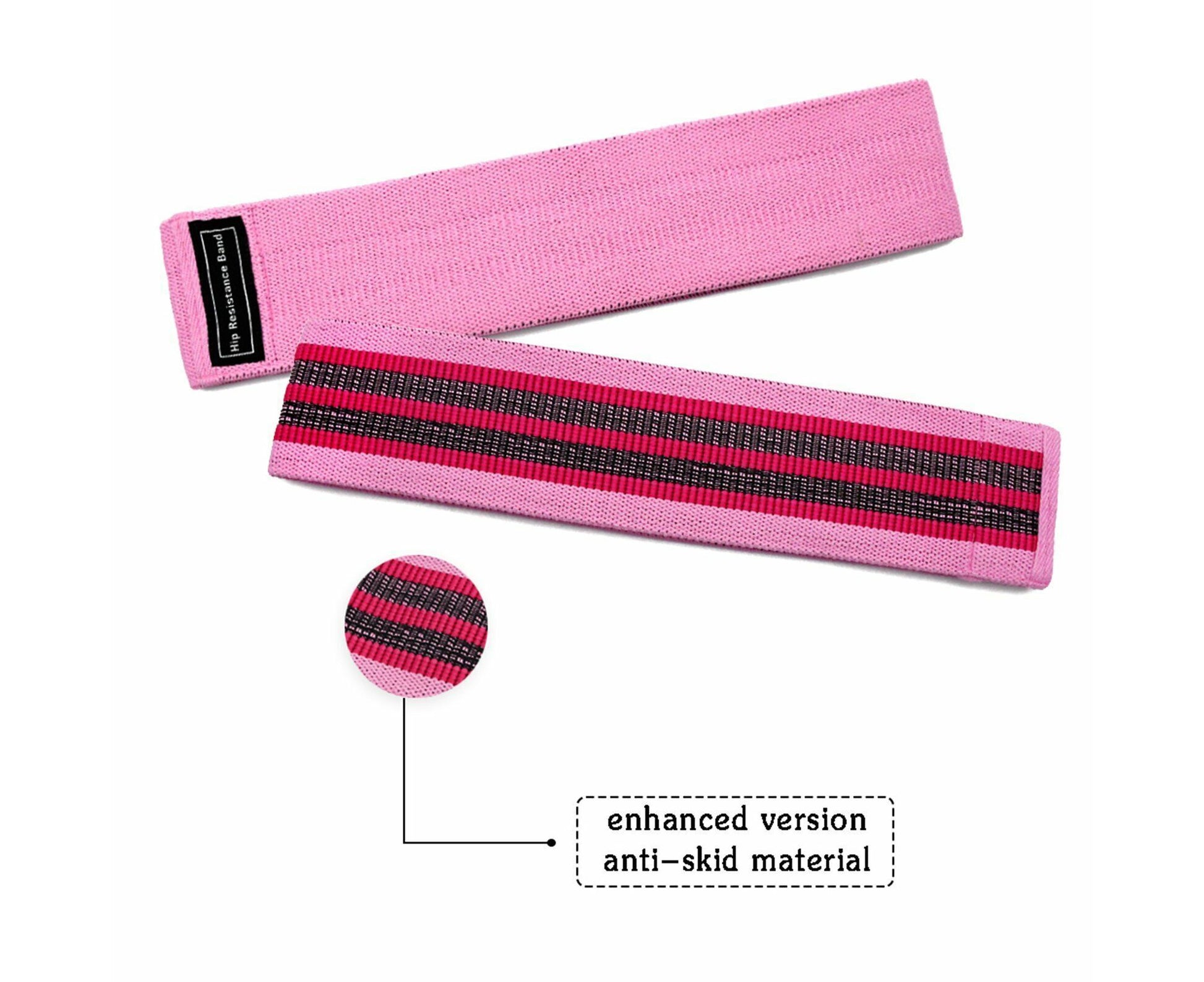 3X Resistance Booty Bands Fabric Circle Band Workout Exercise Loop Guide Yoga